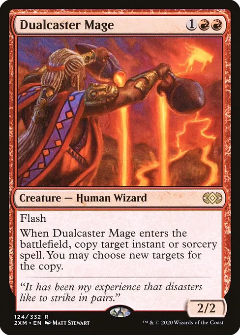 Dualcaster Mage · Double Masters 124/384