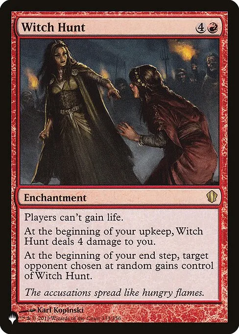 Witch Hunt · The List C13-133/5050