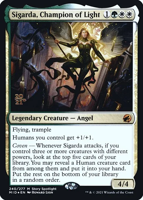Sigarda, Champion of Light · Innistrad: Midnight Hunt Promos 240s/155