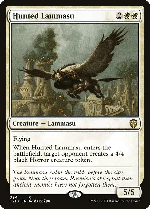 Hunted Lammasu · Commander 2021 94/409
