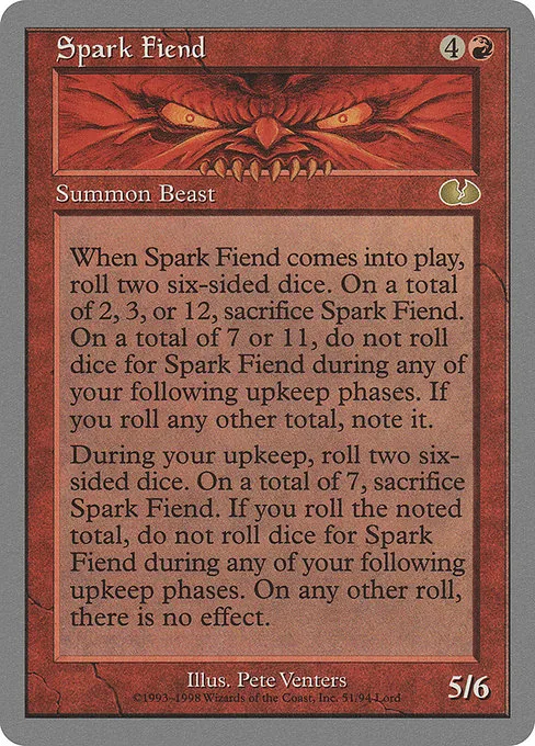 Spark Fiend · Unglued 51/88