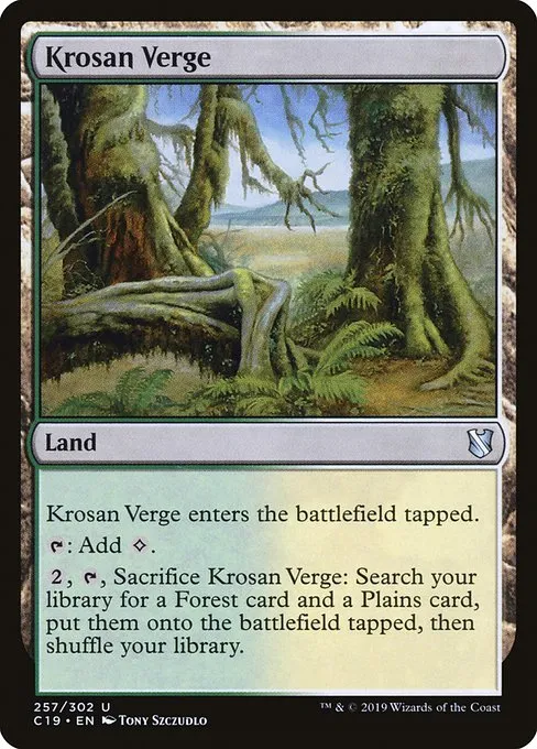 Krosan Verge · Commander 2019 257/302