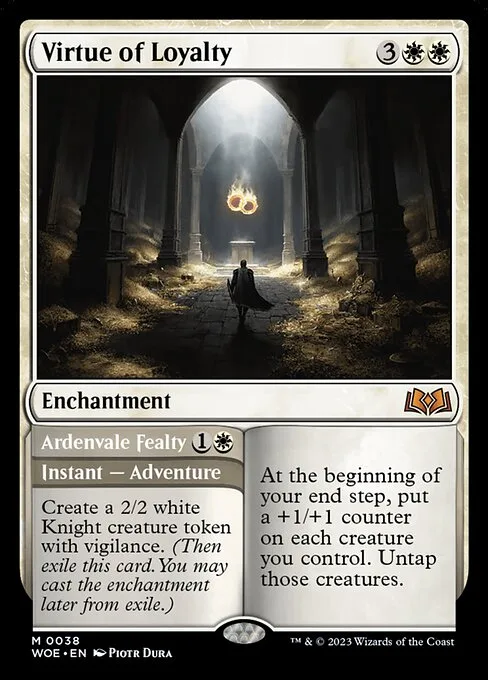 Virtue of Loyalty // Ardenvale Fealty · Wilds of Eldraine 38/381