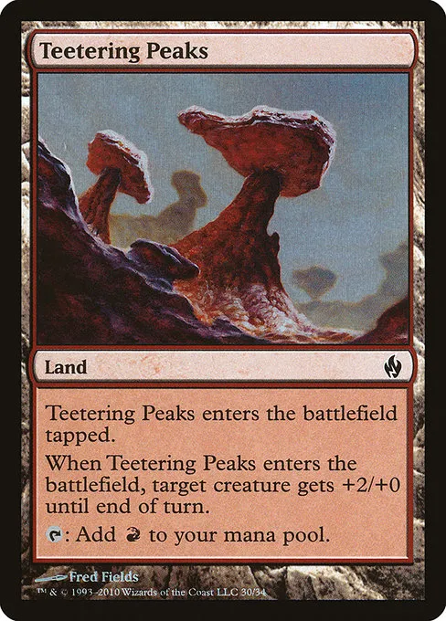 Teetering Peaks · Premium Deck Series: Fire and Lightning 30/34