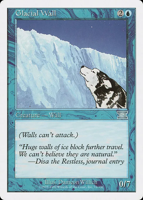 Glacial Wall · Classic Sixth Edition 72/351