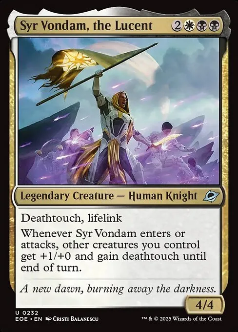 Syr Vondam, the Lucent · Edge of Eternities 232/400