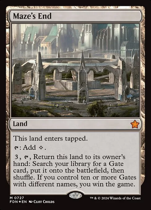 Maze's End · Foundations 727/771