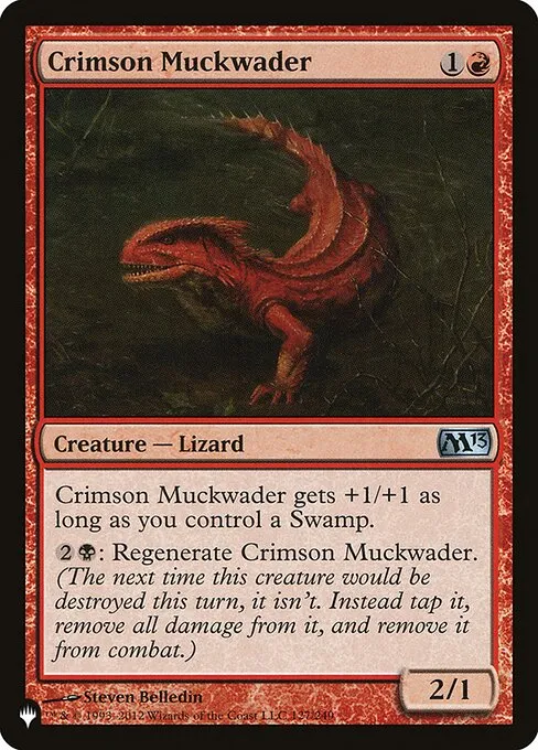 Crimson Muckwader · The List M13-127/5050