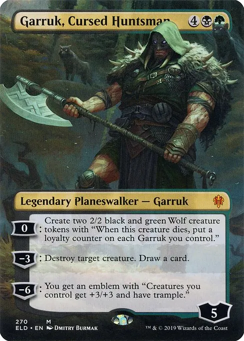 Garruk, Cursed Huntsman · Throne of Eldraine 270/398
