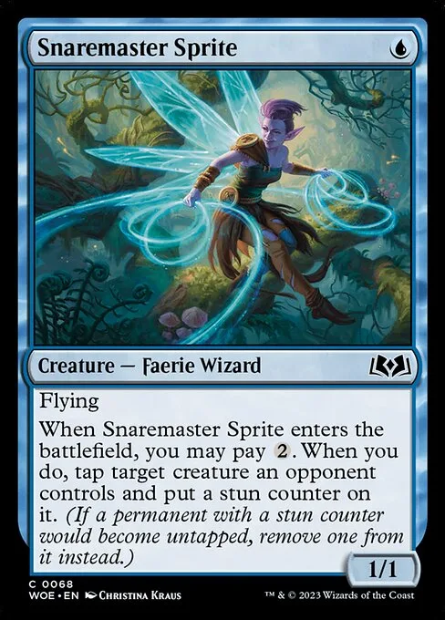 Snaremaster Sprite · Wilds of Eldraine 68/381