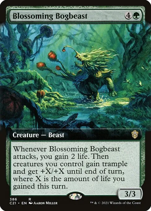 Blossoming Bogbeast · Commander 2021 386/409