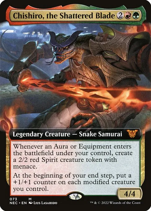 Chishiro, the Shattered Blade · Neon Dynasty Commander 73/179