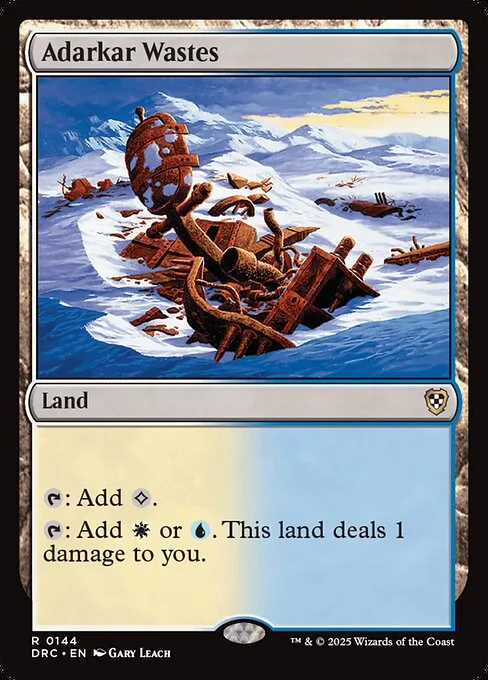 Adarkar Wastes · Aetherdrift Commander 144/184