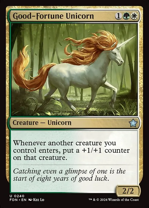 Good-Fortune Unicorn · Foundations 240/771