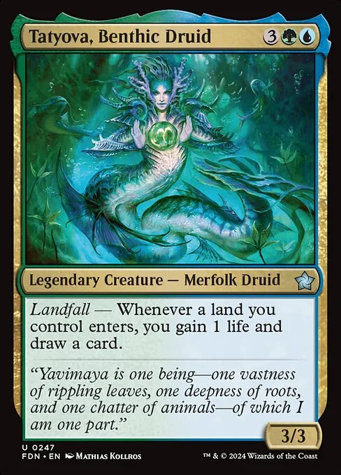 Tatyova, Benthic Druid · Foundations 247/771