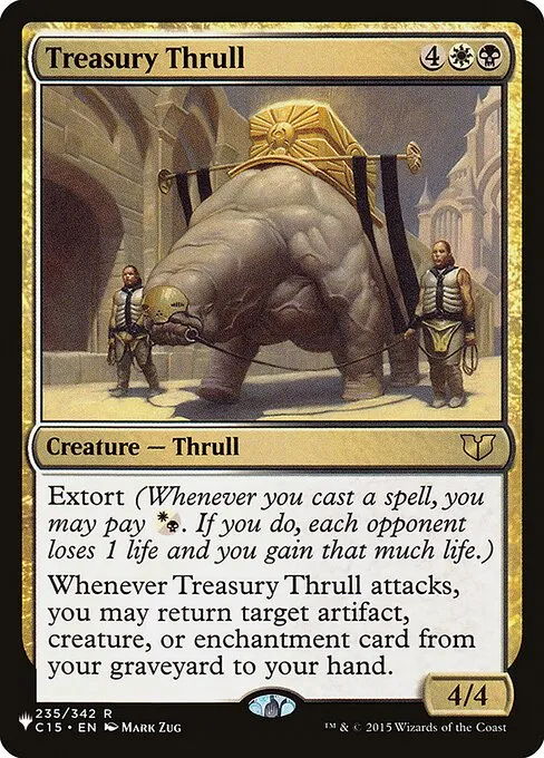 Treasury Thrull · The List C15-235/5050