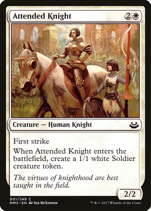 Attended Knight · Modern Masters 2017 1/249