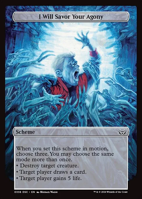 I Will Savor Your Agony · Duskmourn: House of Horror Commander 338/373