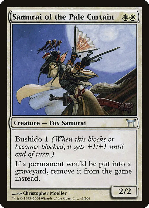 Samurai of the Pale Curtain · Champions of Kamigawa 43/307