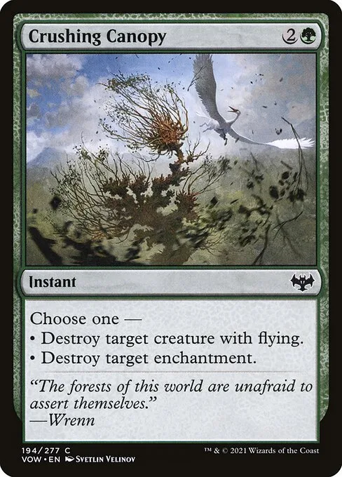 Crushing Canopy · Innistrad: Crimson Vow 194/423