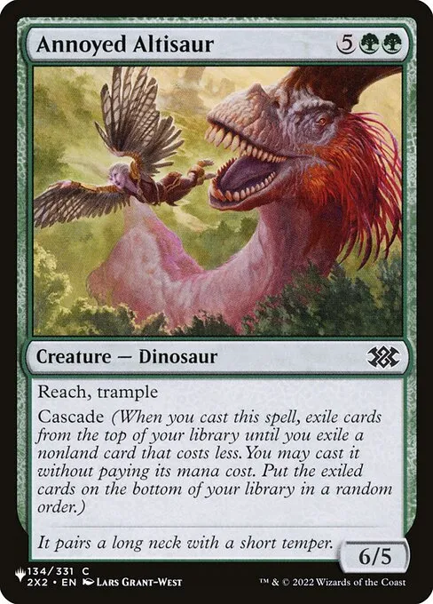 Annoyed Altisaur · The List 2X2-134/5050