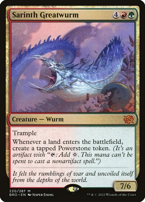Sarinth Greatwurm · The Brothers' War 220/399
