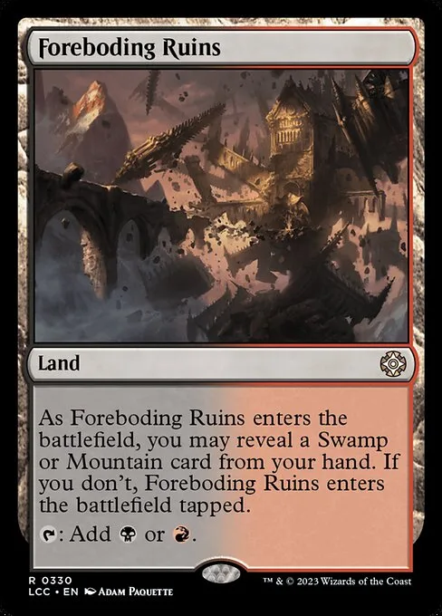 Foreboding Ruins · The Lost Caverns of Ixalan Commander 330/370