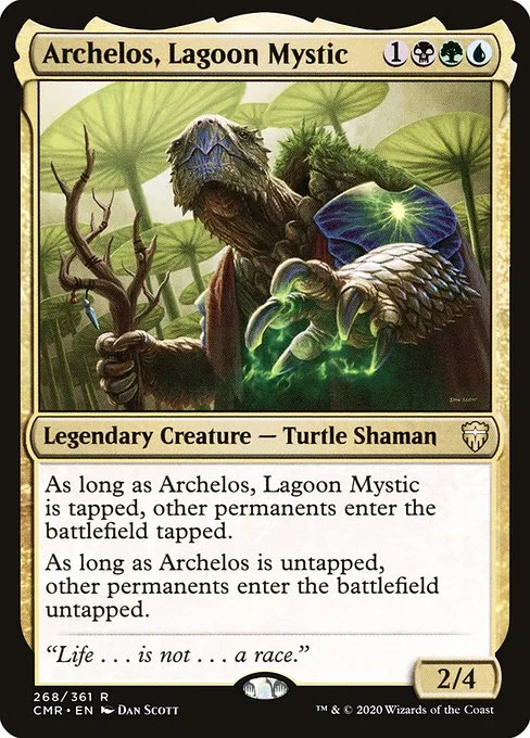 Archelos, Lagoon Mystic · Commander Legends 268/718