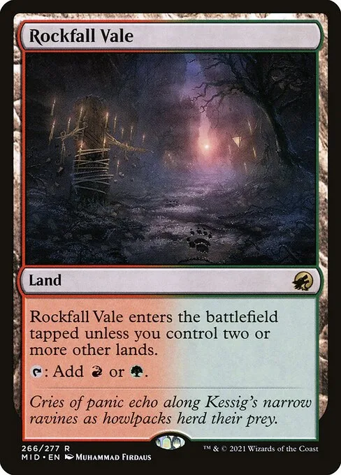 Rockfall Vale · Innistrad: Midnight Hunt 266/399