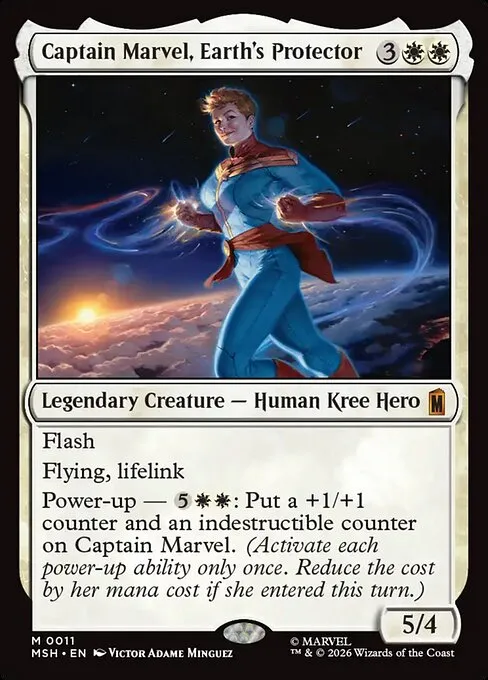 Captain Marvel, Earth's Protector · Marvel Super Heroes 11/24