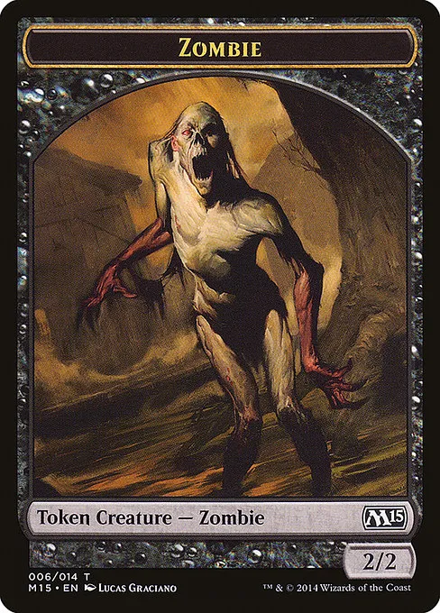 Zombie · Magic 2015 Tokens 6/14