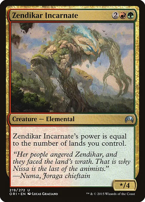 Zendikar Incarnate · Magic Origins 219/288