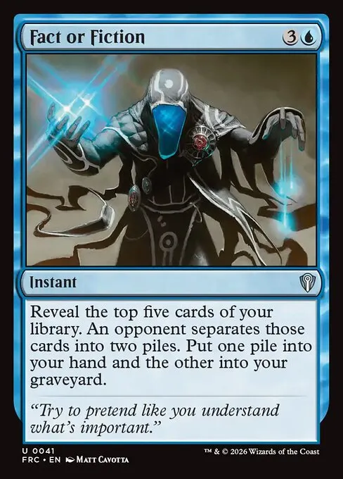 Fact or Fiction · Reality Fracture Commander 41/2