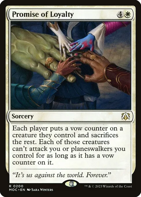 Promise of Loyalty · March of the Machine Commander 200/450