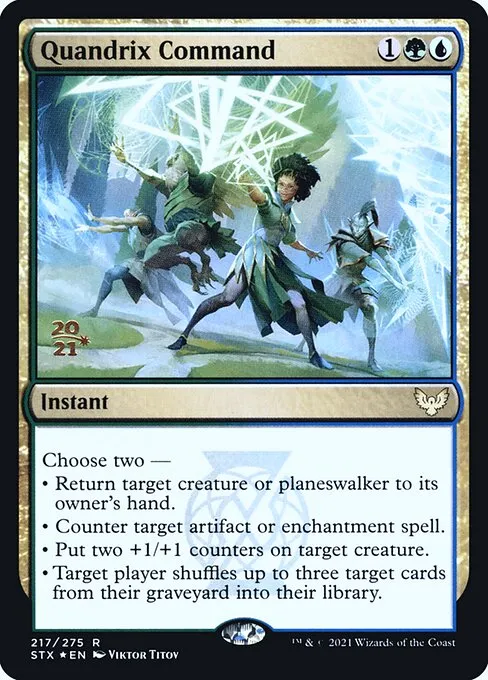 Quandrix Command · Strixhaven: School of Mages Promos 217s/164
