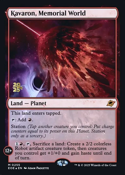 Kavaron, Memorial World · Edge of Eternities Promos 255s/160