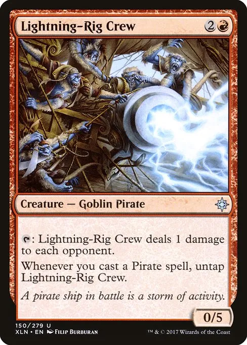 Lightning-Rig Crew · Ixalan 150/289