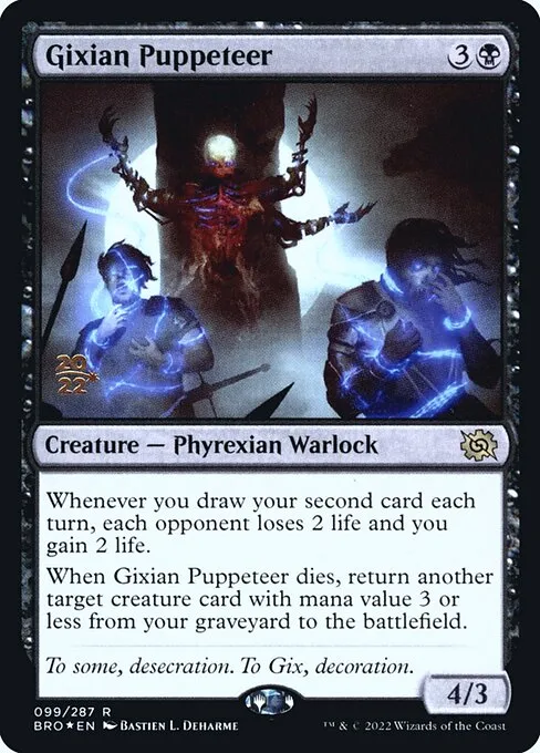 Gixian Puppeteer · The Brothers' War Promos 99s/171