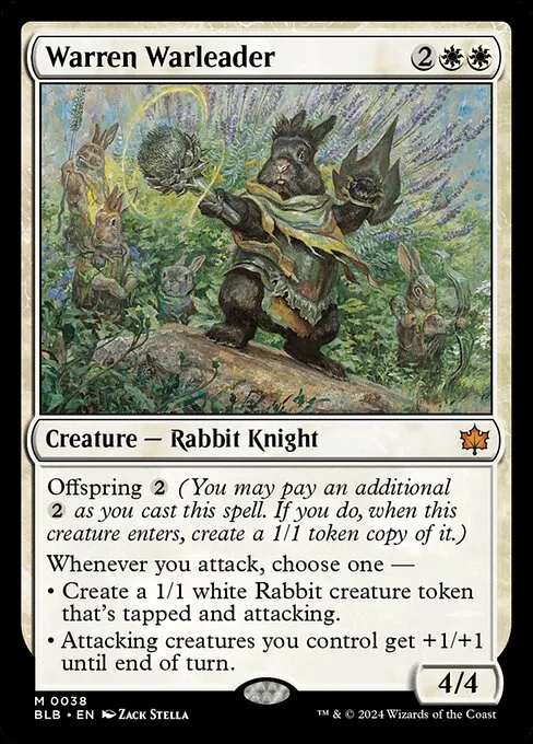 Warren Warleader · Bloomburrow 38/398