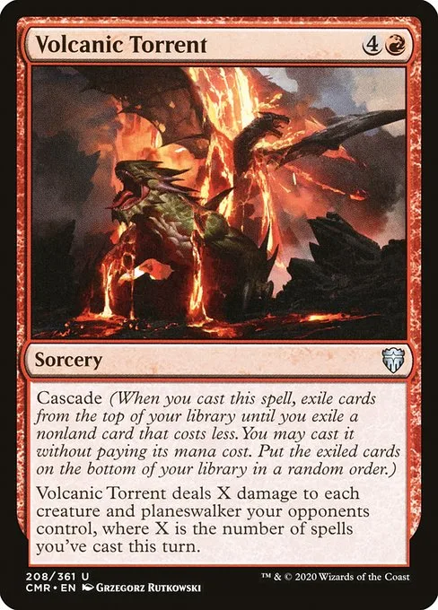 Volcanic Torrent · Commander Legends 208/718