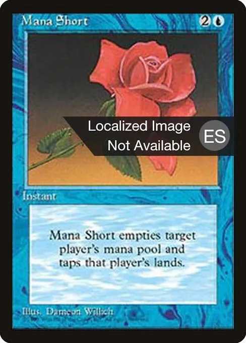 Mana Short · Fourth Edition Foreign Black Border 85/378