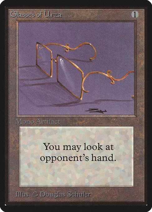 Glasses of Urza · Limited Edition Beta 246/302