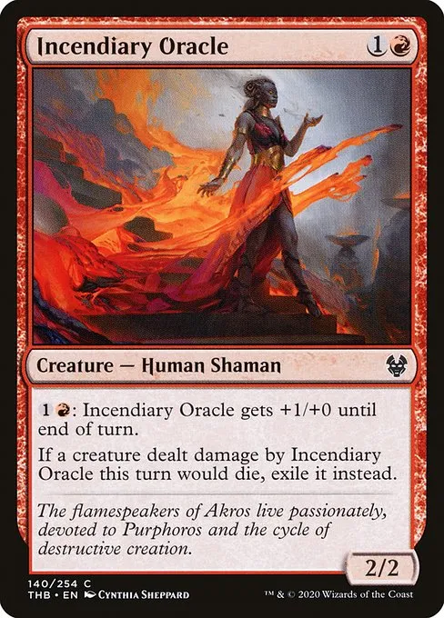 Incendiary Oracle · Theros Beyond Death 140/358