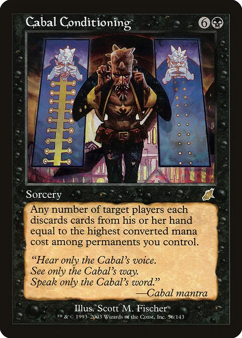 Cabal Conditioning · Scourge 56/143