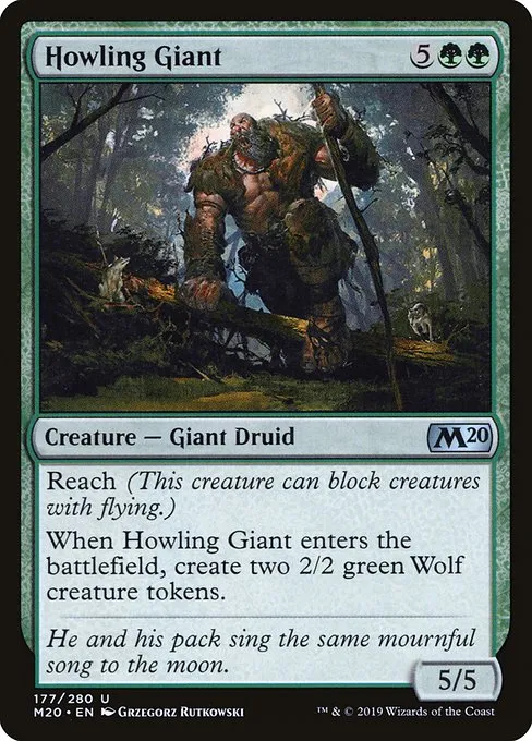 Howling Giant · Core Set 2020 177/346