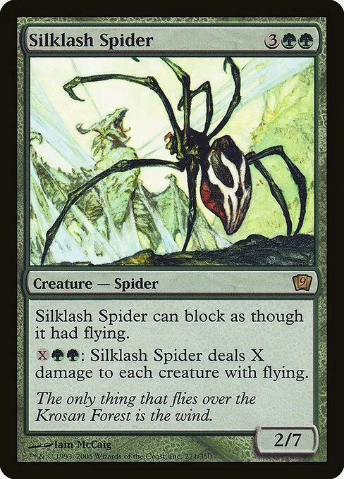 Silklash Spider · Ninth Edition 271★/710