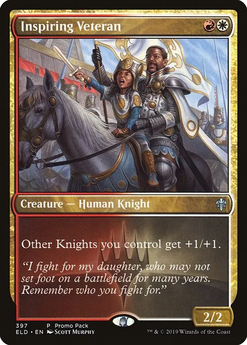 Inspiring Veteran · Throne of Eldraine 397/398