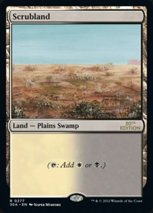 Scrubland · 30th Anniversary Edition 277/594