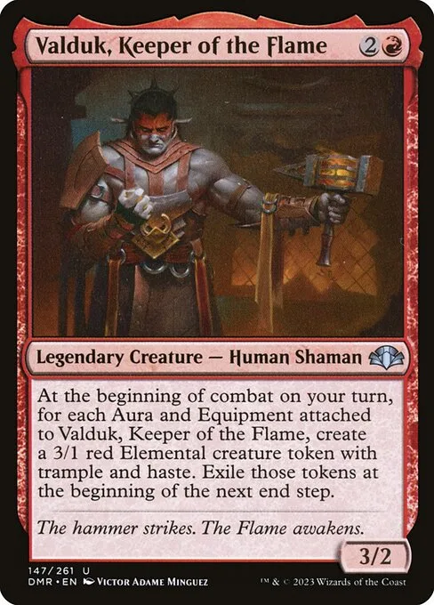 Valduk, Keeper of the Flame · Dominaria Remastered 147/457