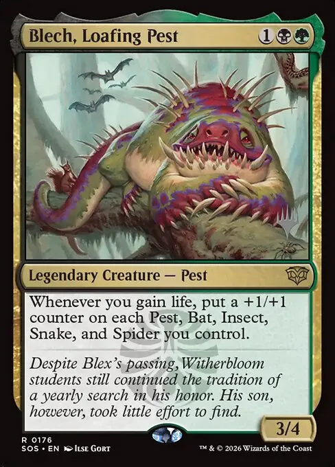 Blech, Loafing Pest · Secrets of Strixhaven Promos 176p/80